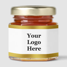 Élégant Blanc et Faux Gold Votre logo ici