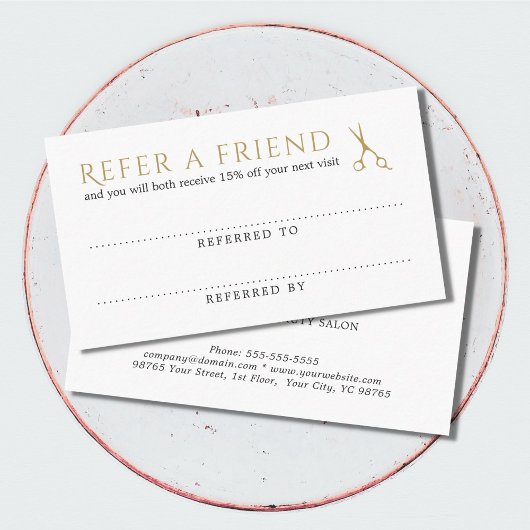 Elégant Blanc Faux Or Ciseaux Référence