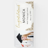 Élégant blanc Gold 2021 Bannière photo (Vertical)