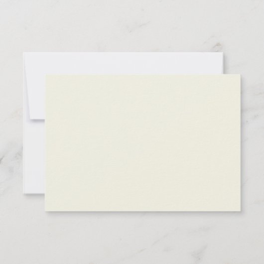 Elégant blanc Magnolia Mariage QR Code RSVP (Dos)