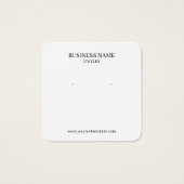 Elégant Blanc Nettoyer Regarder Personnalisé Boucl (Devant)