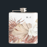 Élégant blanc Pampas Grass Floral Groomsmen Flacon<br><div class="desc">Élégante Pampas Blanc Grass Floral Groomsmen Flacon. Cela fera partie de la suite. #pampasgrass #jungleMariage #jungleinvitation #coralmariage #weddingmenu #désertons #lasvegasMariage #terracottamariage #peachmariage #pampasweddmenu #pampas #terracotta #corail #peach #naturalmariage #driedgrass #driedpampas #wabisabimariage #nature #mariage</div>