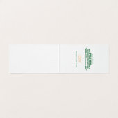 ÉLÉGANT BLANC PERSONNALISABLE MODERNE MARQUE VÉRIF (Inside Unfolded)