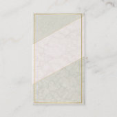 Elegant Blank Loyalty Card – Sage & Gold (Achterkant)