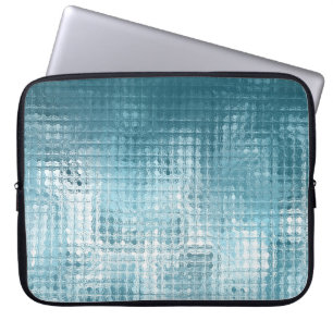 Elegant blauw Abstract: mooie achtergrond Laptop Sleeve