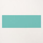 Elegant blauw blauwgroen waterpatroon oceaanmeergo yogamat (Achterkant (horizontaal))