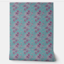 Elegant Blauw en Paarse Chinoiserie