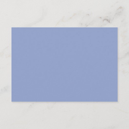 Elegant Blauw Geel Wildbloemen Bruiloft Details QR Informatiekaartje (Achterkant)