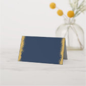 Elegant blauw goud rand (Achterkant)