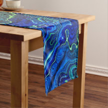 Elegant blauw groen esthetisch geode geïnspireerd
