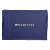 Elegant Blauw Hebreeuws Pesach Custom Pascha Kussensloop (Achterkant)