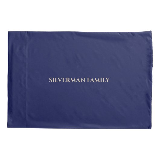 Elegant Blauw Hebreeuws Pesach Custom Pascha Kussensloop (Achterkant)