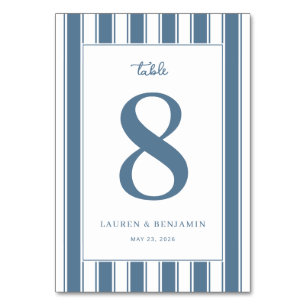 Elegant Blauw Oneindigheidssymbool Kaart