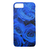 Elegant blauw roos blauw bloemblauw Case-Mate iPhone case (Achterkant)
