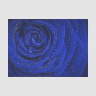 Elegant blauw roos bloempapier tissuepapier