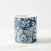 Elegant blauw ventilator koffiemok (Center)