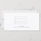 Elegant Blauw Waterverf Cadeaucertificaat (Achterkant)