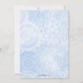 Elegant blauw wit mandala Collectie (Achterkant)