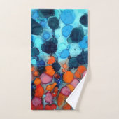 Elegant blauwe handdoekset bad handdoek (Handdoek)