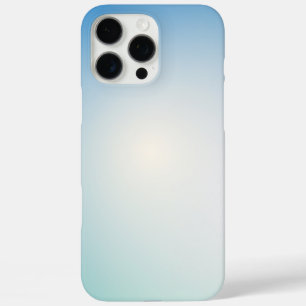Elegant blauwe leer iPhone 16 pro max hoesje
