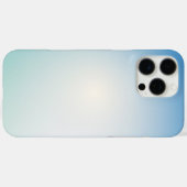 Elegant blauwe leer Case-Mate iPhone case (Achterkant (horizontaal))