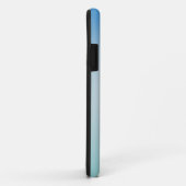Elegant blauwe leer Case-Mate iPhone case (Achterkant/rechts)