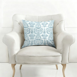 ELEGANT BLAUWE VINTAGE PATROON KUSSEN