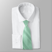 Elegant Blauwgroen Swirl Pattern Monogram Initiale Stropdas (Gebonden)