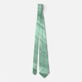 Elegant Blauwgroen Swirl Pattern Monogram Initiale Stropdas (Achterkant)