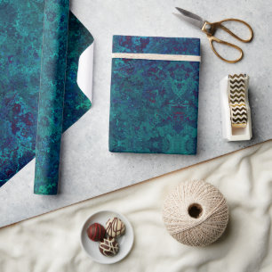 Elegant Blauwgroen Turquoise Gemstone Cadeaupapier