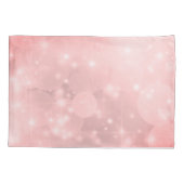 Elegant Bleek Roze Sparkly-ontwerp Kussensloop (Achterkant-Links)