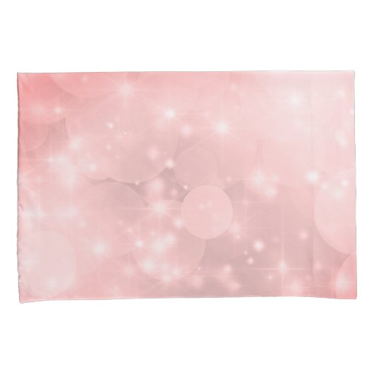 Elegant Bleek Roze Sparkly-ontwerp Kussensloop (Voorkant-Rechts)