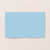 Elégant Bleu Argent Mariage Merci Cartes (Intérieur)