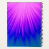Elégant bleu et rose Abstrait (Dos)