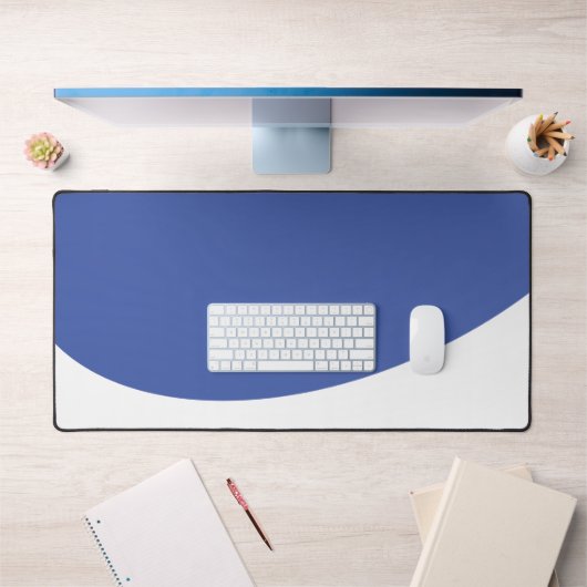 Elégant Bleu Flux Blanc Onde Basse Barrière (Bureau 1)