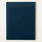 Elégant bleu vert Aquarelle Esthétique (Dos)