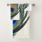 Élégant Bleu Vert Peacock Feather (En situation)