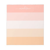 Élégant bloc-notes rose pâle (Devant)