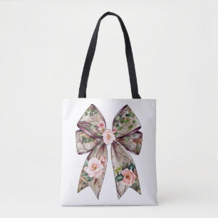 Elegant bloemboog ontwerp - Romantische Natuur-Ins Draagtas