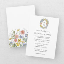 Elegant Bloemen Bloemstuk Initiaal Wapen Huwelijk