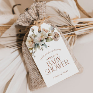 Elegant  Bloemen Botanisch Baby shower Favor Cadeaulabel