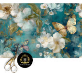 Elegant  Bloemen Decoupage Tissue Papier