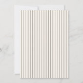 Elegant Bloemen Initialen Tuin Bruiloft Kaart (Achterkant)