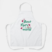 Elegant Bloemen Moederdag cadeau Schort (Voorkant)