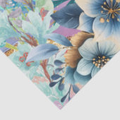 Elegant Bloemen Zee Schildpad Decoupage Tissuepapier (Detail)