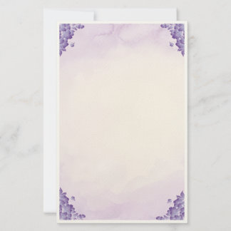 Elegant bloemenbriefpapier briefpapier