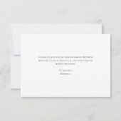 Elegant Bloemend Modern Bloemboeket Bedankkaart (Achterkant)