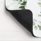 Elegant bloemenmonogram letter P Muismat (Hoek)