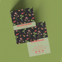 Elegant bloemenontwerp met een donkere achtergrond