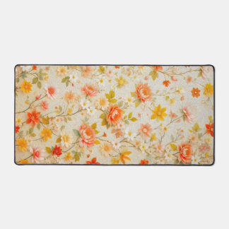 Elegant Bloemenpatroon ontwerp Bureaumat